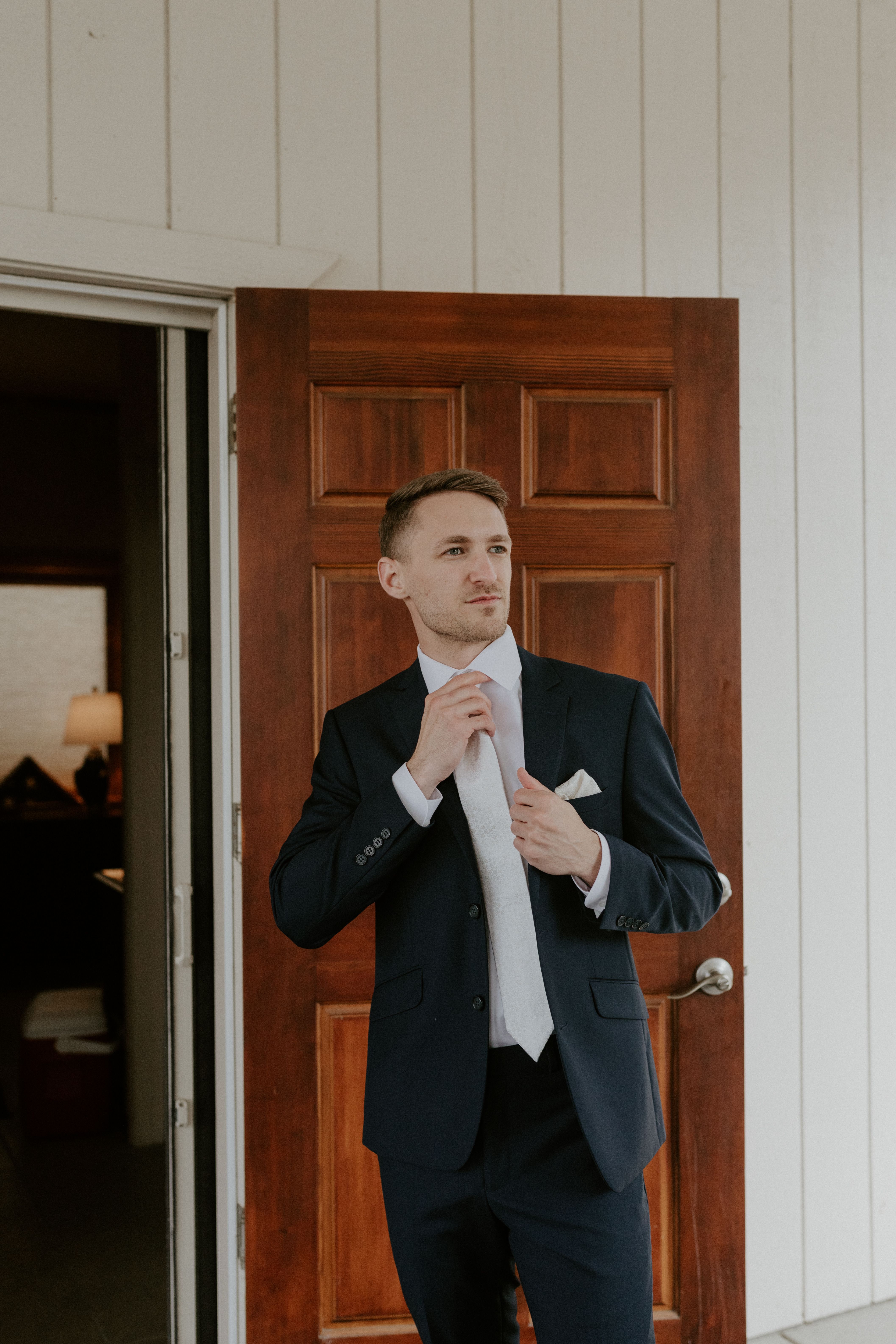groom in suit